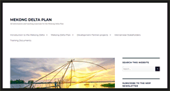 Desktop Screenshot of mekongdeltaplan.com